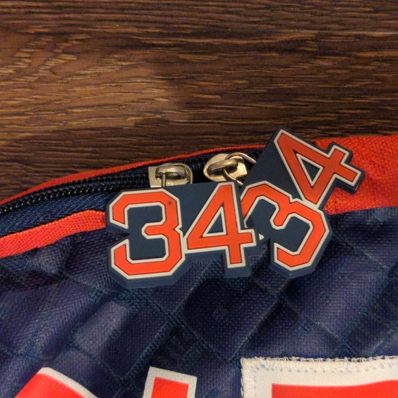 Boston Red Sox David Ortiz Hood Kid Nation Promotional one Pouch Backpack - Picture 2 of 6